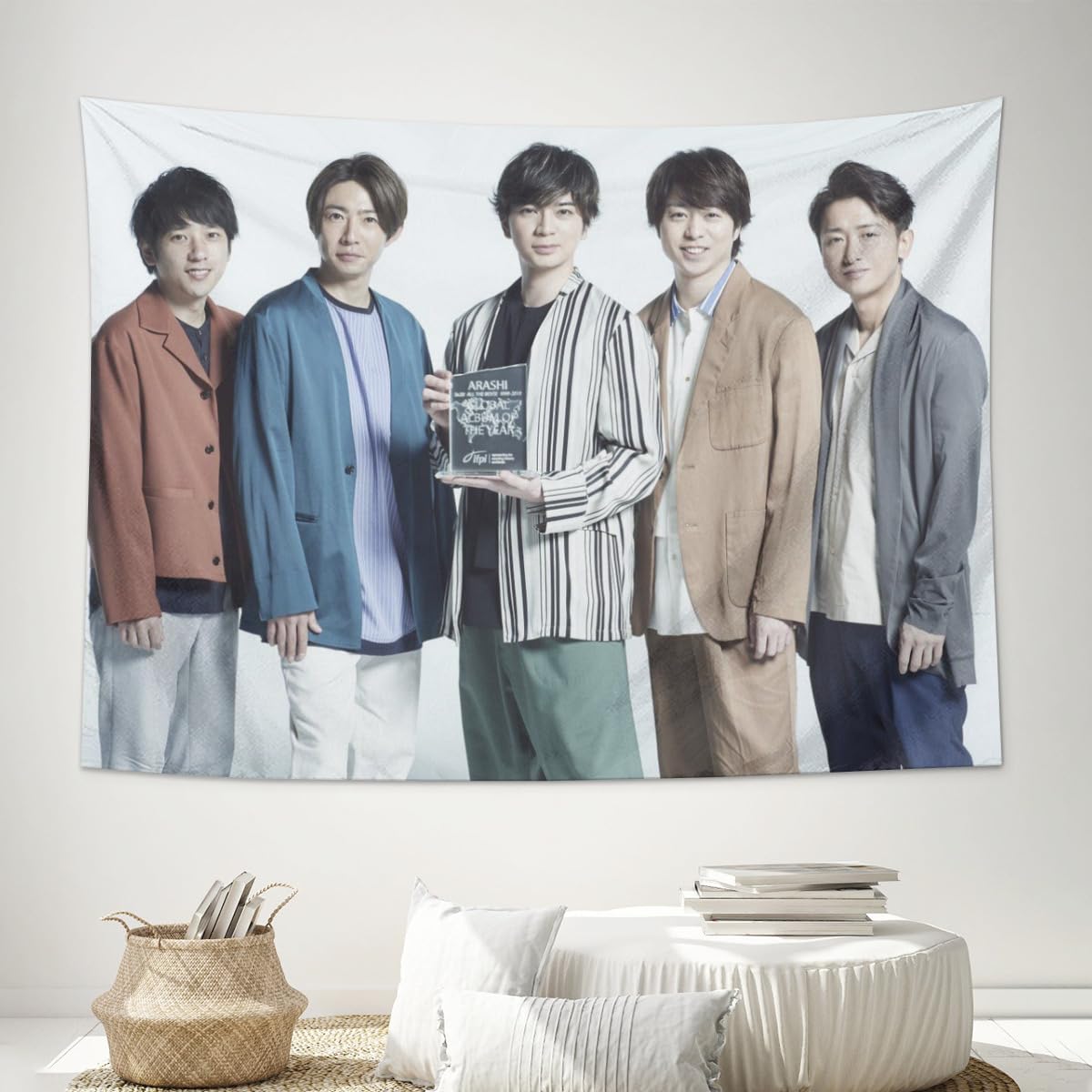 Amazon.co.jp: 嵐 あらし タペストリー 壁掛け 布ポスター 壁飾り